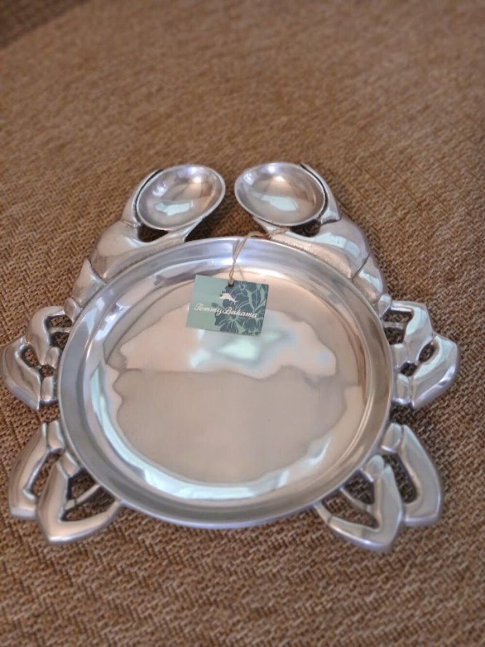 Brand New TOMMY BAHAMA Crab Serving Platter